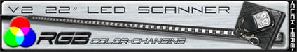 22" V2 LED Scanner - RGB ColorSHIFT