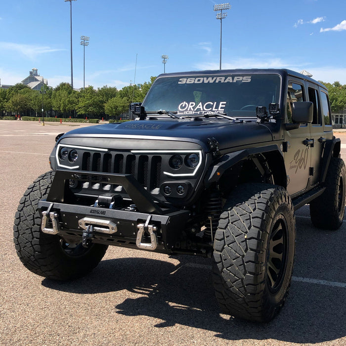 ORACLE Lighting VECTOR™ Pro Series II Full LED Grill for the Jeep Wrangler JL / Gladiator JT