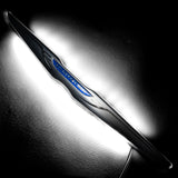 Gen II Chrysler Illuminated LED Rear Wing Emblem with white LEDs.