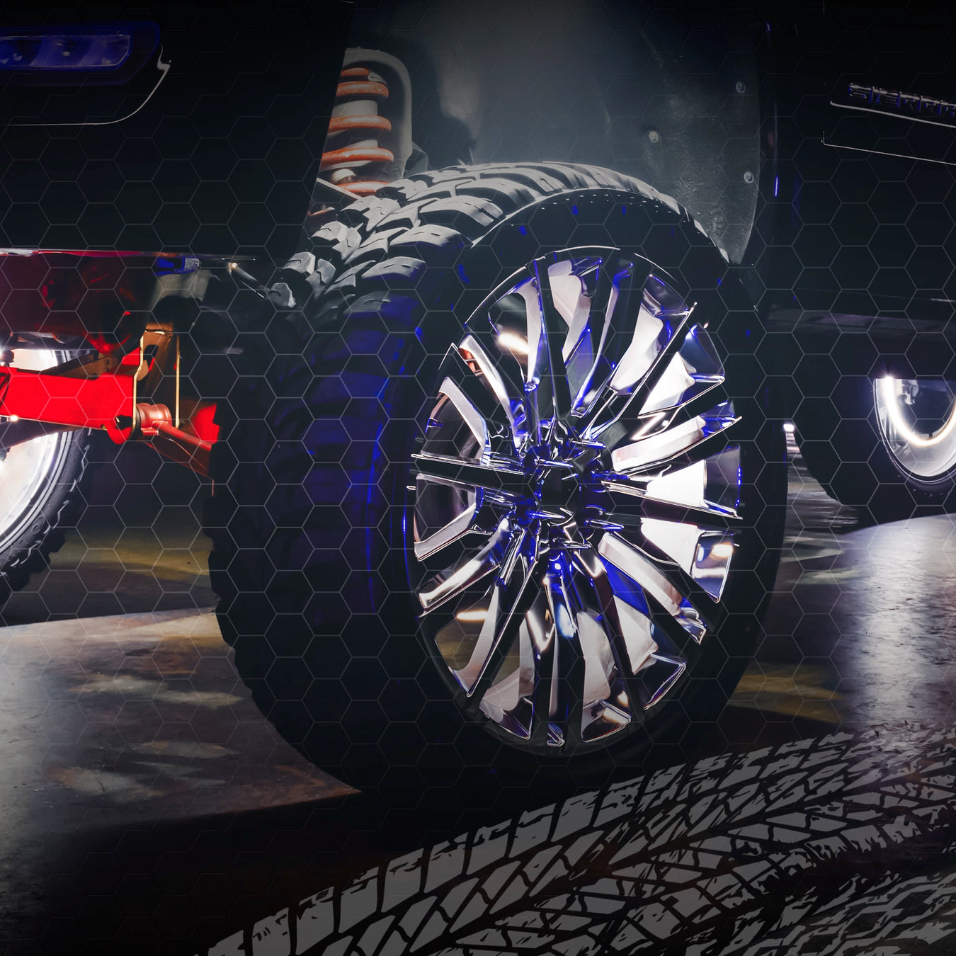LED Illuminated Wheel Rings