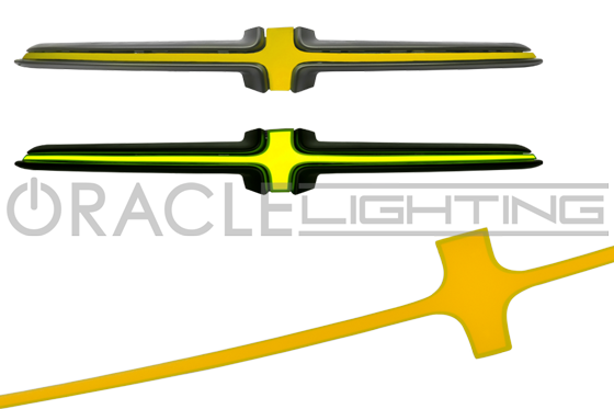 Yellow illuminated crosshairs