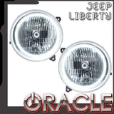 ORACLE Lighting 2002-2004 Jeep Liberty Pre-Assembled Halo Headlights