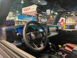 Bronco interior highlighting fiber optic dash board