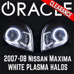 2007-2008 Nissan Maxima Headlights - ORACLE Plasma WHITE Halo Kit