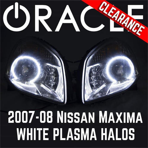 2007-2008 Nissan Maxima Headlights - ORACLE Plasma WHITE Halo Kit