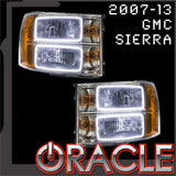 ORACLE Lighting 2007-2013 GMC Sierra LED Headlight Halo Kit (Square Style)