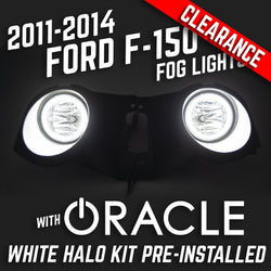 2011-2014 FORD F-150 Fog Lights - ORACLE White Plasma LED Halos Pre-Installed