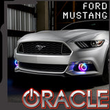 Ford mustang colorshift surface mount fog light halo kit with ORACLE Lighting logo