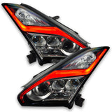 GTR headlights with red DRL
