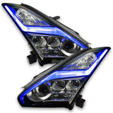 GTR headlights with blue DRL