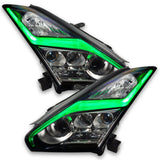 GTR headlights with green DRL