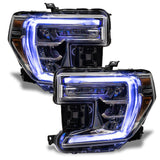 GMC sierra headlights with white DRLs