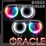 Challenger RGB+W DRL upgrade kit with ORACLE Lighting logo
