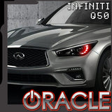ORACLE Lighting 2014-2023 Infiniti Q50 ColorSHIFT® RGB+W Headlight Halo Upgrade Kit
