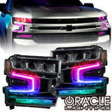 ORACLE Lighting 2019-2022 Chevrolet Silverado 1500 ColorSHIFT RGB+W Headlight DRL Upgrade Kit