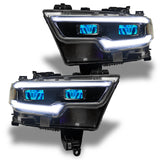 ORACLE Lighting 2019-2023 Ram 1500 ColorSHIFT® Headlight Demon Eye Kit - LED Projector Headlights
