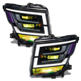 Nissan titan headlights with yellow LED