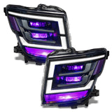 Nissan titan headlights with purple LED