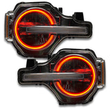 Bronco headlights with red halos