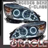 ORACLE Lighting 2008-2011 Mercedes Benz C-Class Pre-Assembled Headlights-Chrome-HALOGEN