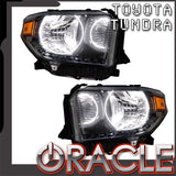 Toyota tundra pre-assembled halo headlights with ORACLE Lighting logo