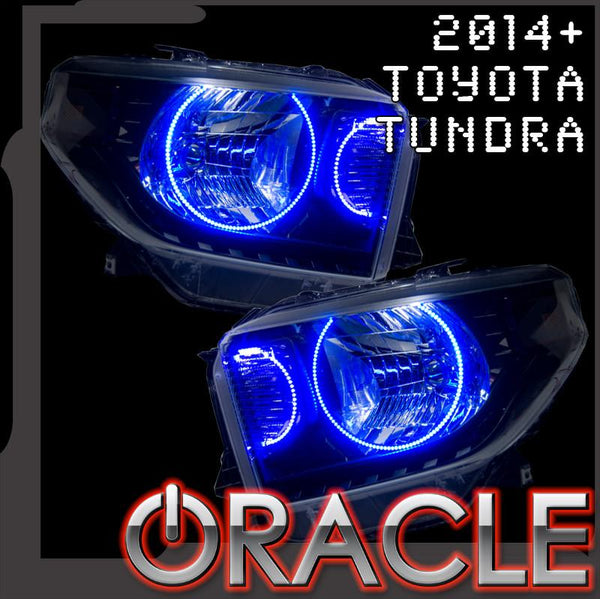 ORACLE Lighting 2014-2017 Toyota Tundra LED Dual Halo Headlight Kit