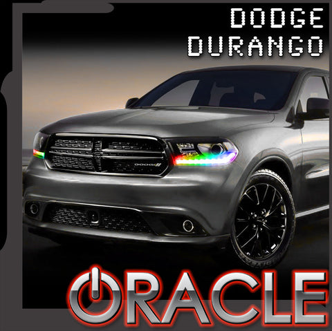 ORACLE Lighting 2016-2020 Dodge Durango Dynamic ColorSHIFT RGB Headlight DRL Kit