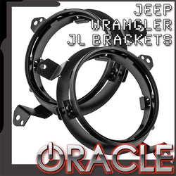 Jeep wrangler JL brackets with ORACLE Lighting logo