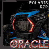 Polaris RZR surface mount dynamic colorshift DRL with ORACLE Lighting logo