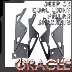 ORACLE Jeep JK Dual Light Mounting Pillar Brackets (Pair)