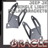 ORACLE Jeep JK Single Light Mounting Pillar Brackets (Pair)