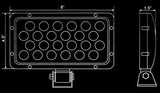 ORACLE Off-Road 8" 24W LED Spot Light Bar - CLEARANCE