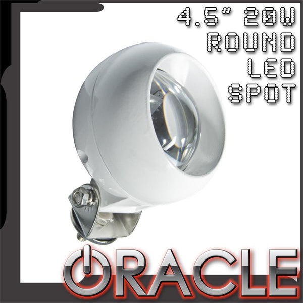 ORACLE Marine 4.5" 20W Round LED Plasma Style Spot Light - CLEARANCE
