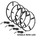 Single row LED wheel rings