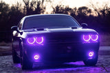 ORACLE Lighting 2008-2014 Dodge Challenger Dynamic ColorSHIFT® Headlight Halo Kit - Surface Mount