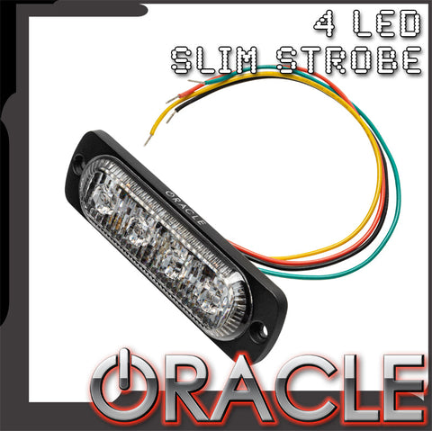 ORACLE 4 LED Slim Strobe Light- Flush Lighthead