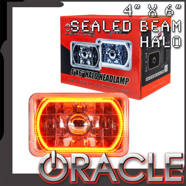 ORACLE Pre-Installed 4x6" H4651/H4656 Sealed Beam Halo - Amber SMD