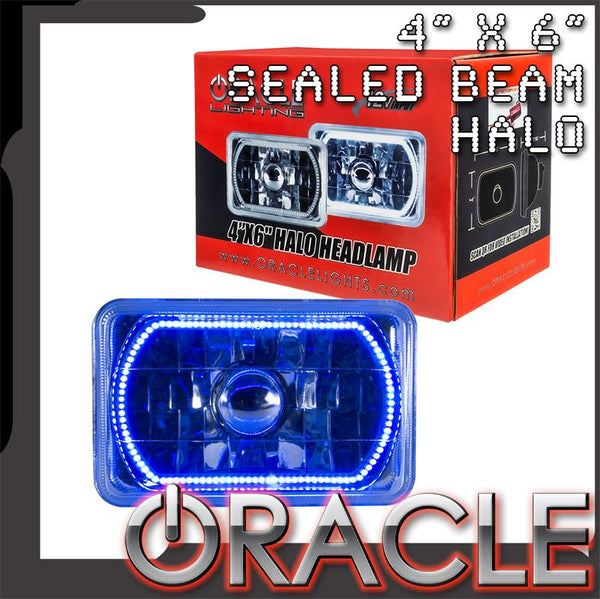 ORACLE Pre-Installed 4x6" H4651/H4656 Sealed Beam Halo - Blue SMD