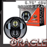 ORACLE 5.75" 40W Replacement LED Headlight - Black Bezel