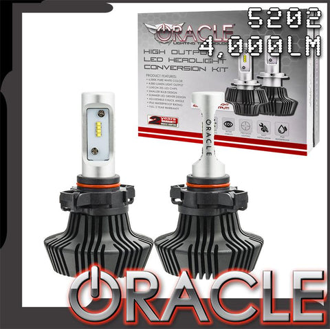 ORACLE Lighting 5202 4,000+ Lumen LED Fog Light Bulbs (Pair)