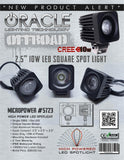 ORACLE Off-Road 2.5" 10W LED Square Spot Light - CLEARANCE