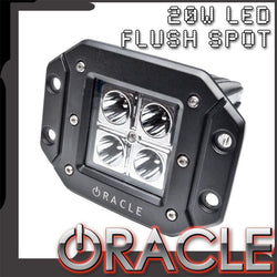 ORACLE Off-Road 20W Flush LED Square Spot Light - CLEARANCE