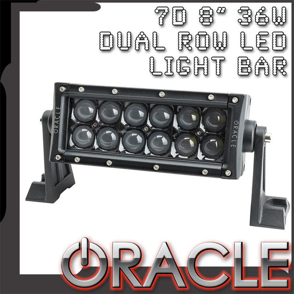 ORACLE Black Series - 7D 8” 36W Dual Row LED Light Bar