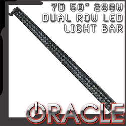 ORACLE Black Series - 7D 50” 288W Dual Row LED Light Bar