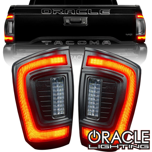 ORACLE Lighting Flush Style LED Tail Lights for 2016-2023 Gen 3 Toyota Tacoma
