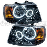 ORACLE Lighting 2003-2006 Ford Expedition Pre-Assembled Halo Headlights - Black Housing