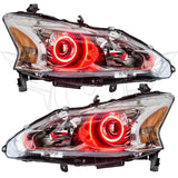 ORACLE Lighting 2013-2015 Nissan Altima Sedan Pre-Assembled Halo Headlights - (Halogen)