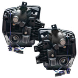 ORACLE Lighting 2008-2010 Ford F-250/F-350 Super Duty Pre-Assembled Halo Headlights - Black