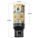 LED switchback bulb diagram with measurements