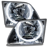 ORACLE Lighting 1997-2003 Ford F-150/F-250 Super Duty Pre-Assembled Halo Headlights - Chrome Housing